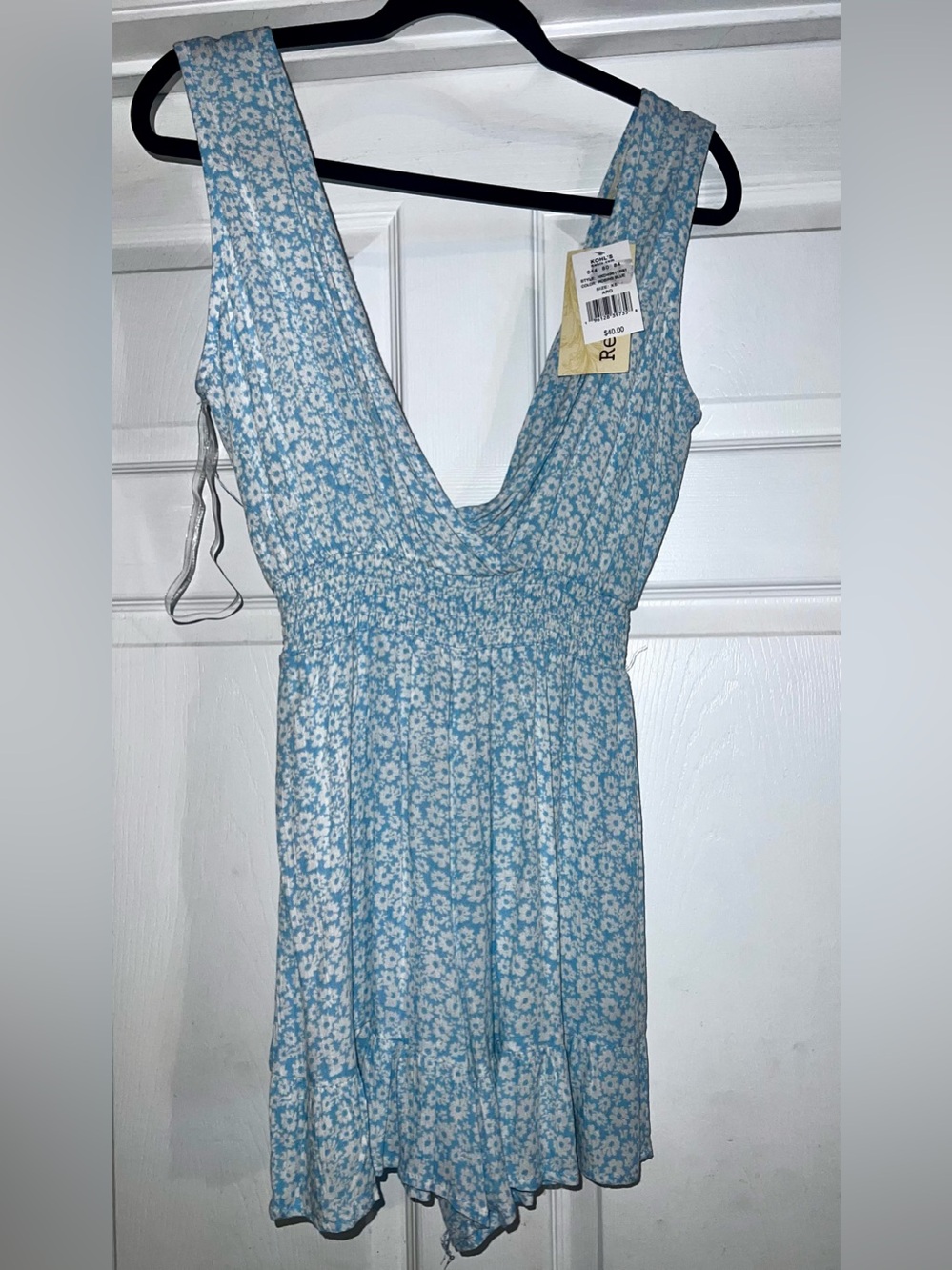 NWTs Rewind Blue Floral Romper
